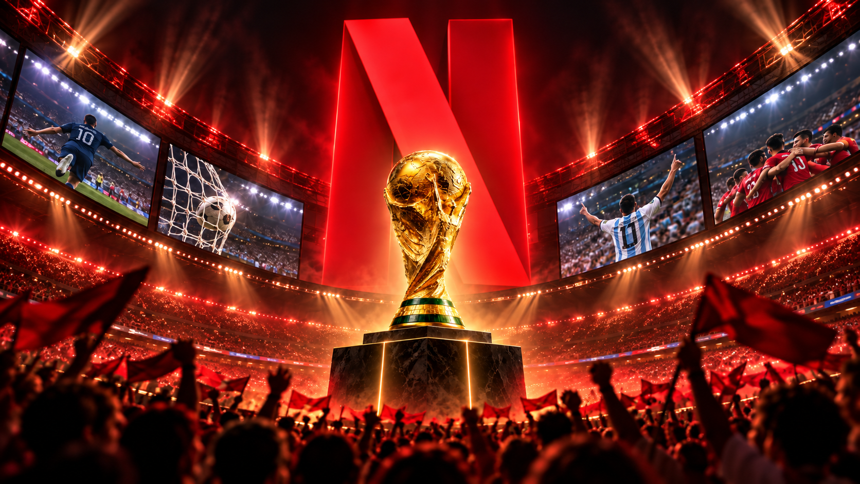 Netflix adquire direitos de transmissão da Copa do Mundo de 2030