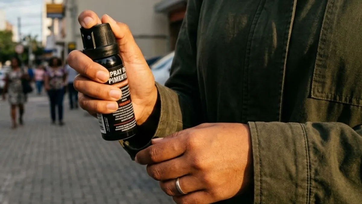 LEI AUTORIZA VENDA DE SPRAY DE PIMENTA PARA DEFESA PESSOAL DE MULHERES NO BRASIL