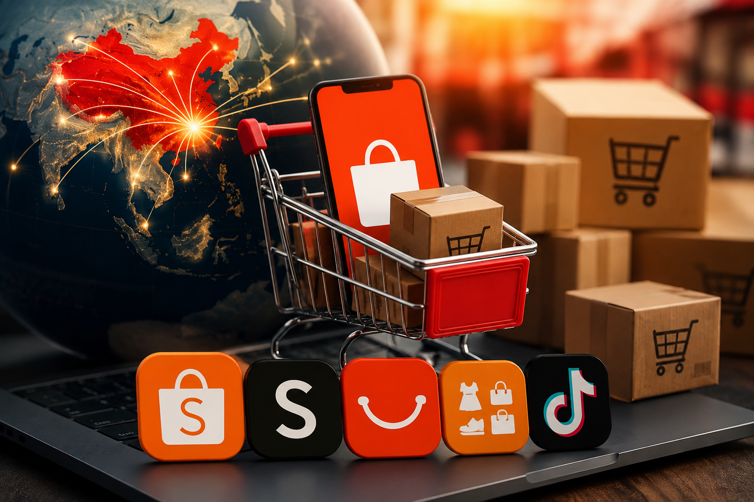 SHOPEE, SHEIN, ALIEXPRESS, TEMU E TIKTOK SHOP: PLATAFORMAS ASIÁTICAS MOVIMENTARAM R$ 356 MILHÕES POR DIA EM COMPRAS ONLINE NO BRASIL EM 2025