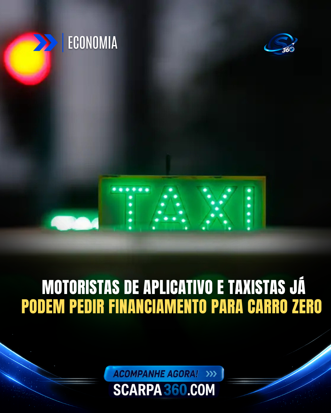 MOTORISTAS DE APLICATIVO E TAXISTAS JÁ PODEM PEDIR FINANCIAMENTO PARA CARRO ZERO